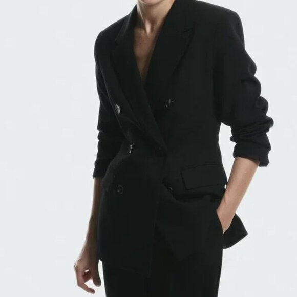 NWOT H&M Double Breasted Blazer - Picture 1 of 4